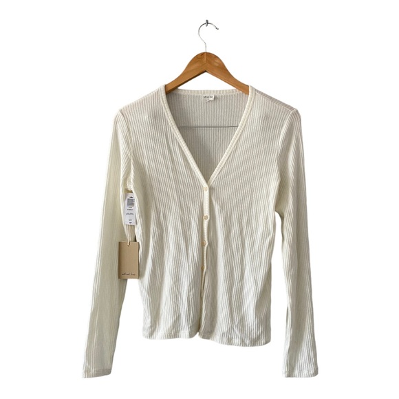 NWT Aritzia Wilfred Free Starsky Longsleeve - Light Birch XS - Picture 2 of 11